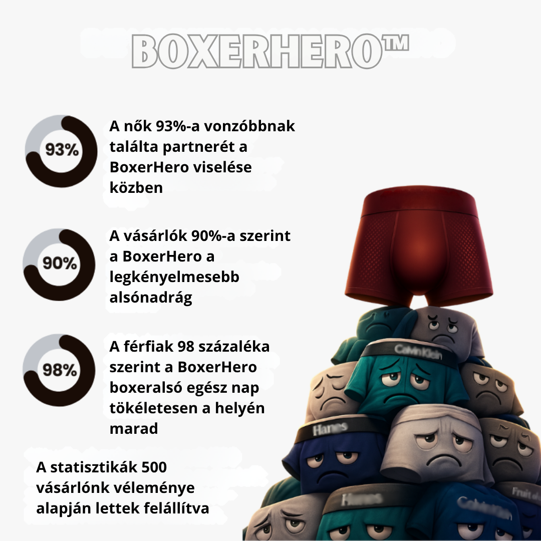BoxerHero™ - Az igazi boxeralsó